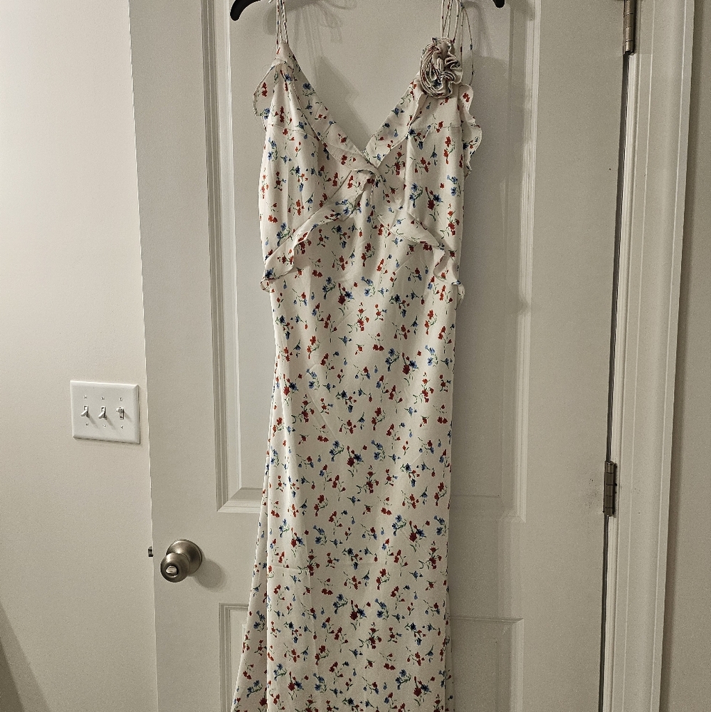 Anthropologie Floral Midi Dress